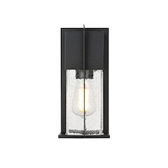 Janney 7 inch Outdoor Pendant in Black