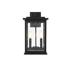Ringgold 8.5 Inch Outdoor Wall Sconce In Black