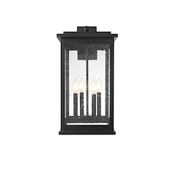 Ringgold 11 Inch Outdoor Wall Sconce In Black