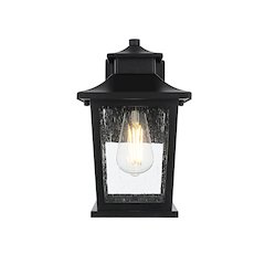 Redner 7 inch Outdoor Pendant in Black