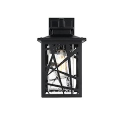 Clifford 7 inch Outdoor Pendant in Black