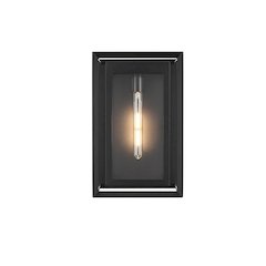 Etting 10 Inch Outdoor Wall Sconce In Black