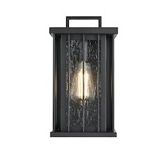 Sedgley 7 inch Outdoor Pendant in Black
