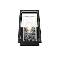 Lehigh 7 inch Outdoor Pendant in Black