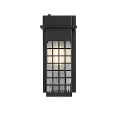 Palmer 7 inch Outdoor Pendant in Black