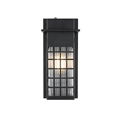 Palmer 7 inch Outdoor Pendant in Black