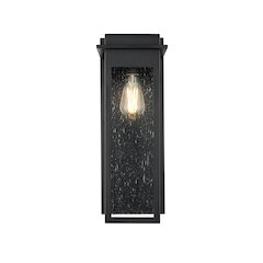 Dunton 7 inch Outdoor Pendant in Black