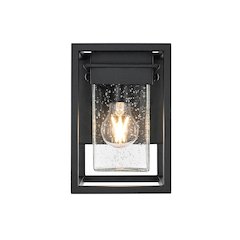 Morse 7 inch Outdoor Pendant in Black