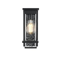 Harper 7 inch Outdoor Pendant in Black