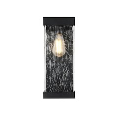 Thompson 7 inch Outdoor Pendant in Black