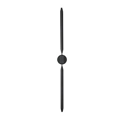 Odin 5 Inch Outdoor Wall Sconce In Black