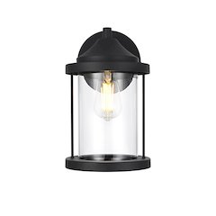 Roy 7 Inch Outdoor Wall Sconce In Black
