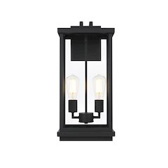 Theodore 9 Inch Outdoor Wall Sconce In Black