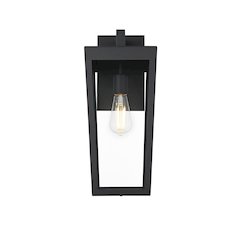 William 8 Inch Outdoor Wall Sconce In Black