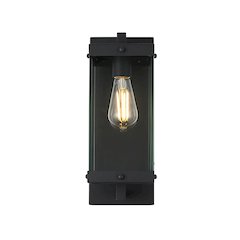 Julien 6 Inch Outdoor Wall Sconce In Black
