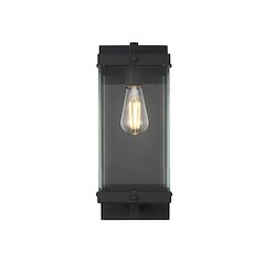 Julien 7 Inch Outdoor Wall Sconce In Black