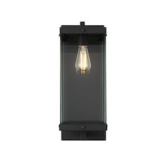 Julien 8 Inch Outdoor Wall Sconce In Black