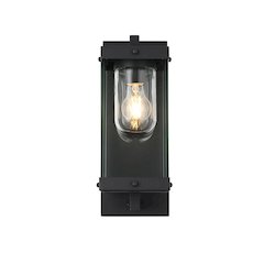 Keaton 6 Inch Outdoor Wall Sconce In Black