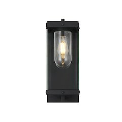 Keaton 8 Inch Outdoor Wall Sconce In Black