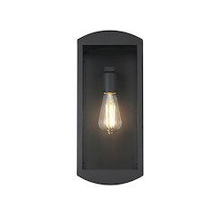 Miles 7 Inch Outdoor Wall Sconce In Black