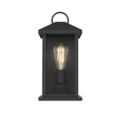 Neil 7 Inch Outdoor Wall Sconce In Black