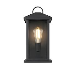 Neil 7 Inch Outdoor Wall Sconce In Black