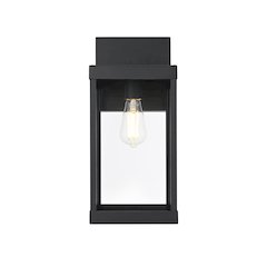 Peter 7 Inch Outdoor Wall Sconce In Black