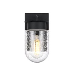 Rafael 5 Inch Outdoor Wall Sconce In Black