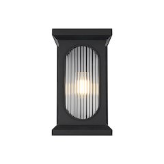 Sevyn 9 Inch Outdoor Wall Sconce In Black