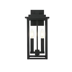 Kaysen 7 inch Outdoor Wall Sconce in Black