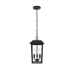 Riggs 8 x 15 inch Outdoor Pendant in Black