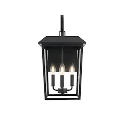 Riggs 11 inch Outdoor Wall Sconce in Black