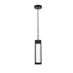 Amaris 15 inch LED Outdoor Pendant in Black