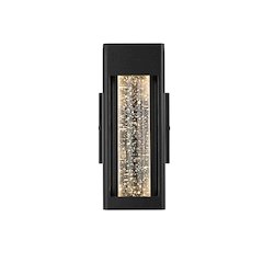 Amaris 10 inch LED Outdoor Wall sconce in Black