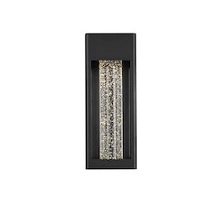 Amaris 15 inch LED Outdoor Wall sconce in Black
