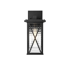 Jada 12 inch Outdoor Wall sconce in Black