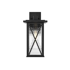 Jada 15 inch Outdoor Wall sconce in Black