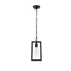 Veda 13 inch Outdoor Pendant in Black