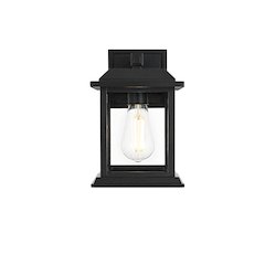 Araceli 10 inch Outdoor Wall sconce in Black
