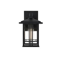 Harley 10 inch Outdoor Wall sconce in Black