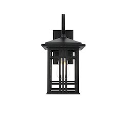 Harley 14 inch Outdoor Wall sconce in Black