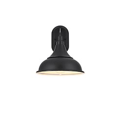 Elian 11 Inch Outdoor Wall Sconce In Black