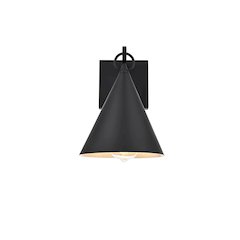 Hendrix 8 Inch Outdoor Wall Sconce In Black
