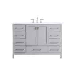 48 inch Single Bathroom Vanity in Gray
