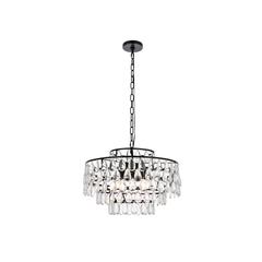 Mila 20 inch pendant in black