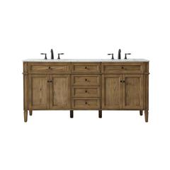 72 inch double bathroom vanity in driftwood