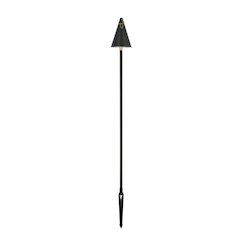 Outdoor 12V Cast Brass torch light 8 inch Wide x 24 inch High in Dark Bronze