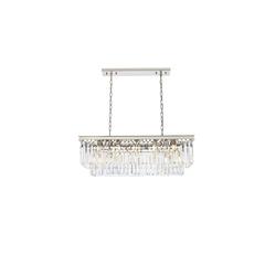 Sydney 12 light polished nickel Chandelier Clear Royal Cut Crystal