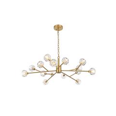 Graham 15 Light Pendant in Gold