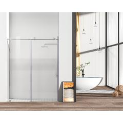 Frameless shower door 60 x 76 Polished Chrome